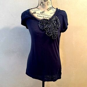 Classy Navy & White Top